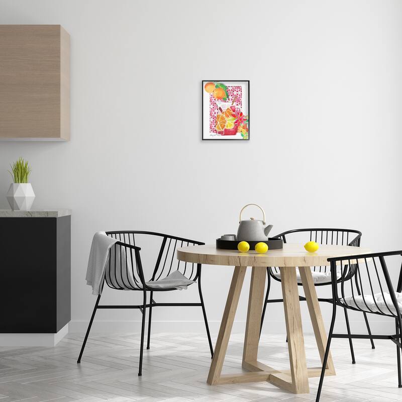 Stupell Mediterranean Sangria Drink Framed Giclee Art Design By Hillary Holt