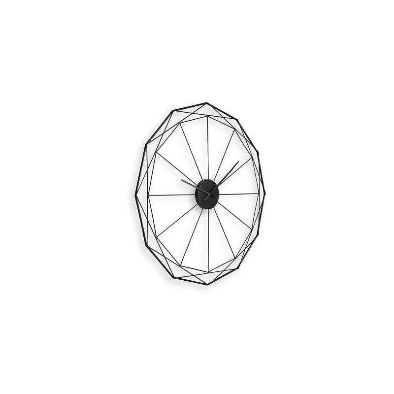 Signature Design by Ashley Arkthorne Black Wall Clock - 36" W x 0.6" D x 36" H