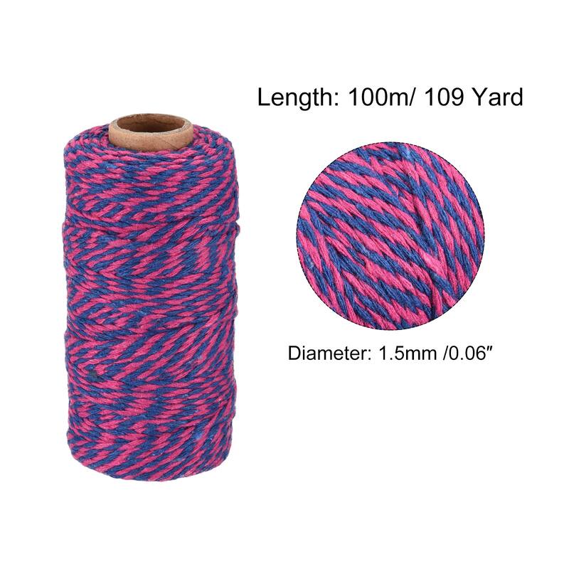 Twine Packing String Cotton Twine Rope for Gift Wrapping, Christmas