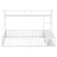 preview thumbnail 4 of 13, Stylish Full Floor Bed with Safety Fence, Desk and Storage for Kids