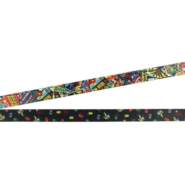 Shop Marvel Comics Page Id Lanyard Badge Holder With 1 5 Rubber Charm Pendant Overstock 30780247