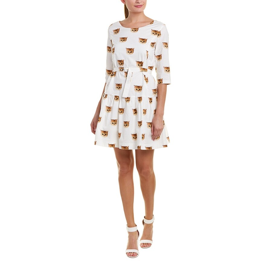 Shop Paul Joe Sister Cat All Over Drop Waist Dress On Sale Overstock 29711766