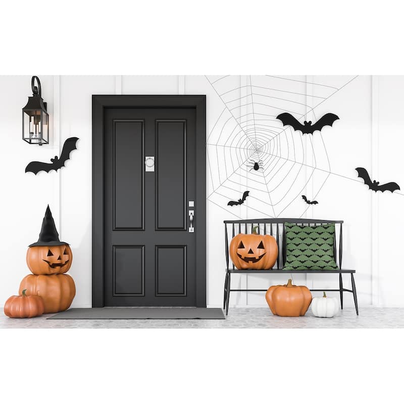 Bat Colony Halloween Indoor/Outdoor Throw Pillow