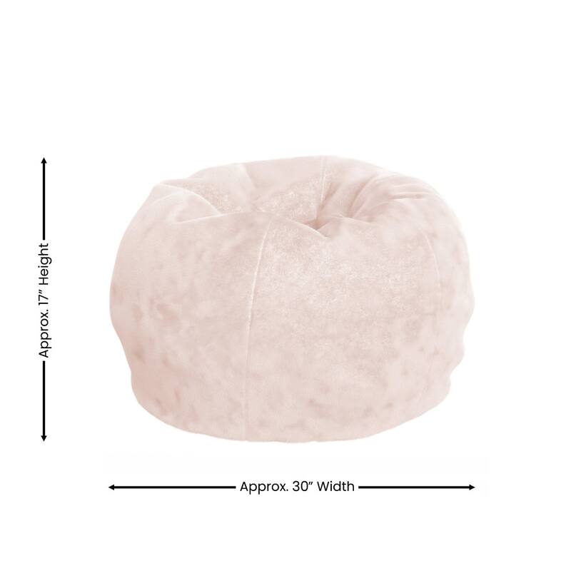 Small Refillable Bean Bag Chair for Kids and Teens