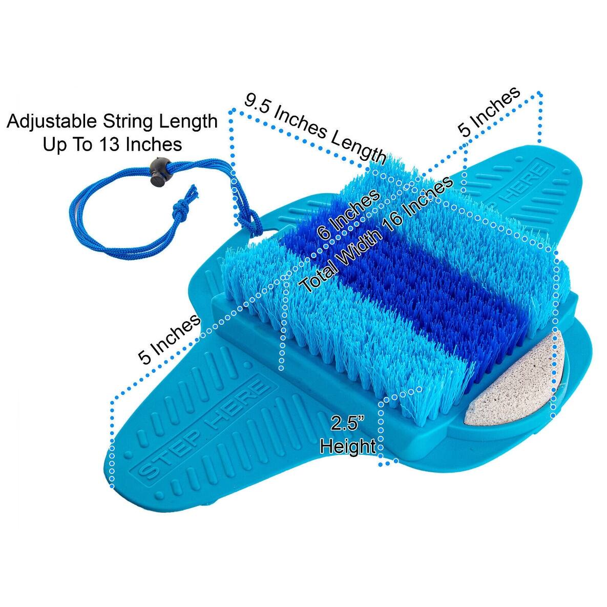 Shower Foot Scrubber Cleaner w/ Pumice Stone On Sale Bed Bath