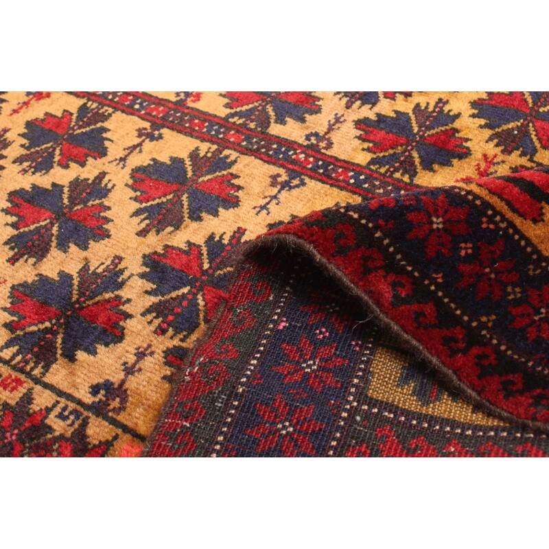 ECARPETGALLERY Hand-knotted Teimani Tan Wool Rug - 2'7 x 4'4