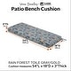 preview thumbnail 19 of 22, Vera Bradley by Classic Accessories Water-Resistant Patio Bench Cushion