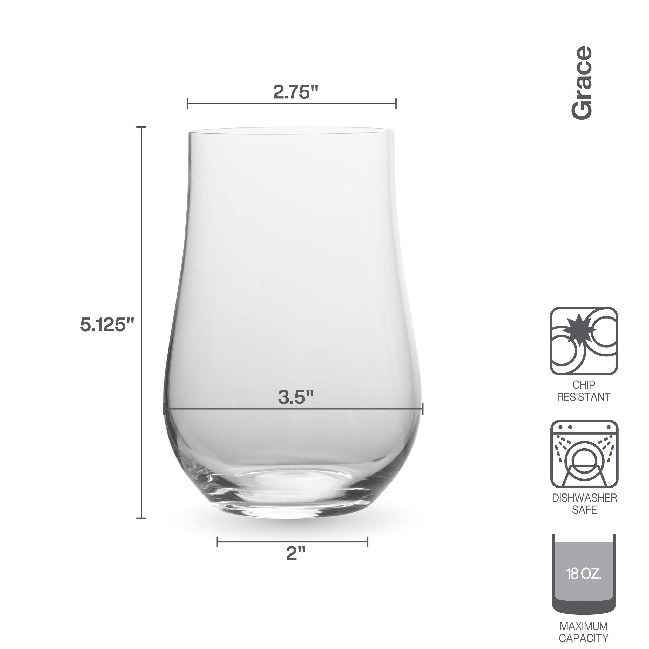 Mikasa Grace 18OZ Highball Glass, Set of 4 Bed Bath & Beyond 35455943