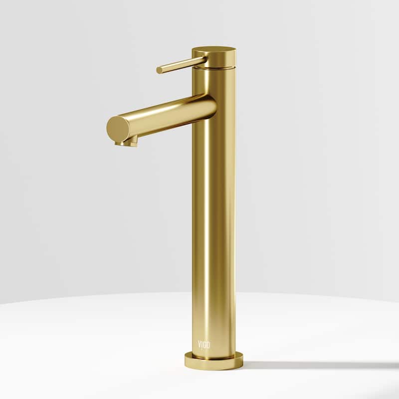VIGO Jewel 11" H Single Handle Single Hole Vessel Bathroom Faucet
