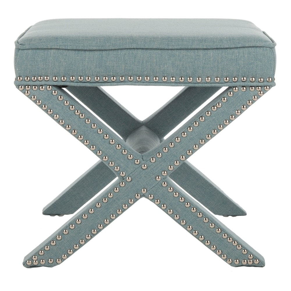 SAFAVIEH Shavonne X-Bench Ottoman