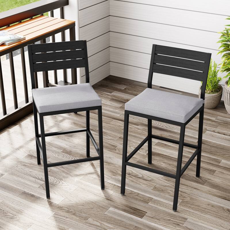 Pellebant Outdoor Indoor Barstools with Cushion
