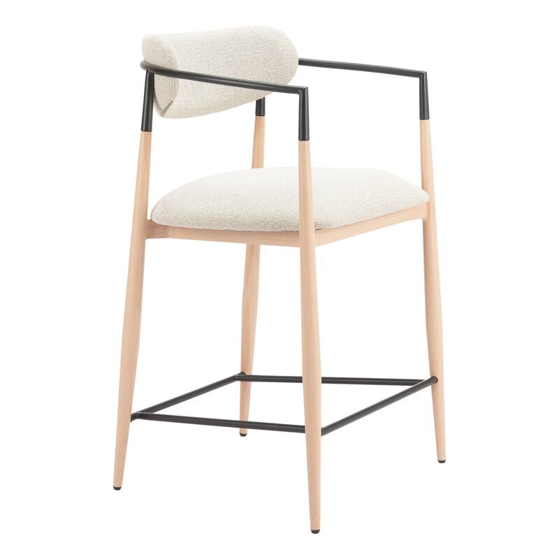 Equinox Counter Stool Oyster Gray & Natural - Oyster Gray/Natural