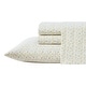 preview thumbnail 1 of 4, Laura Ashley Soft & Breathable Cotton Percale Deep-Pocket Sheet Set Full - Evie Yellow