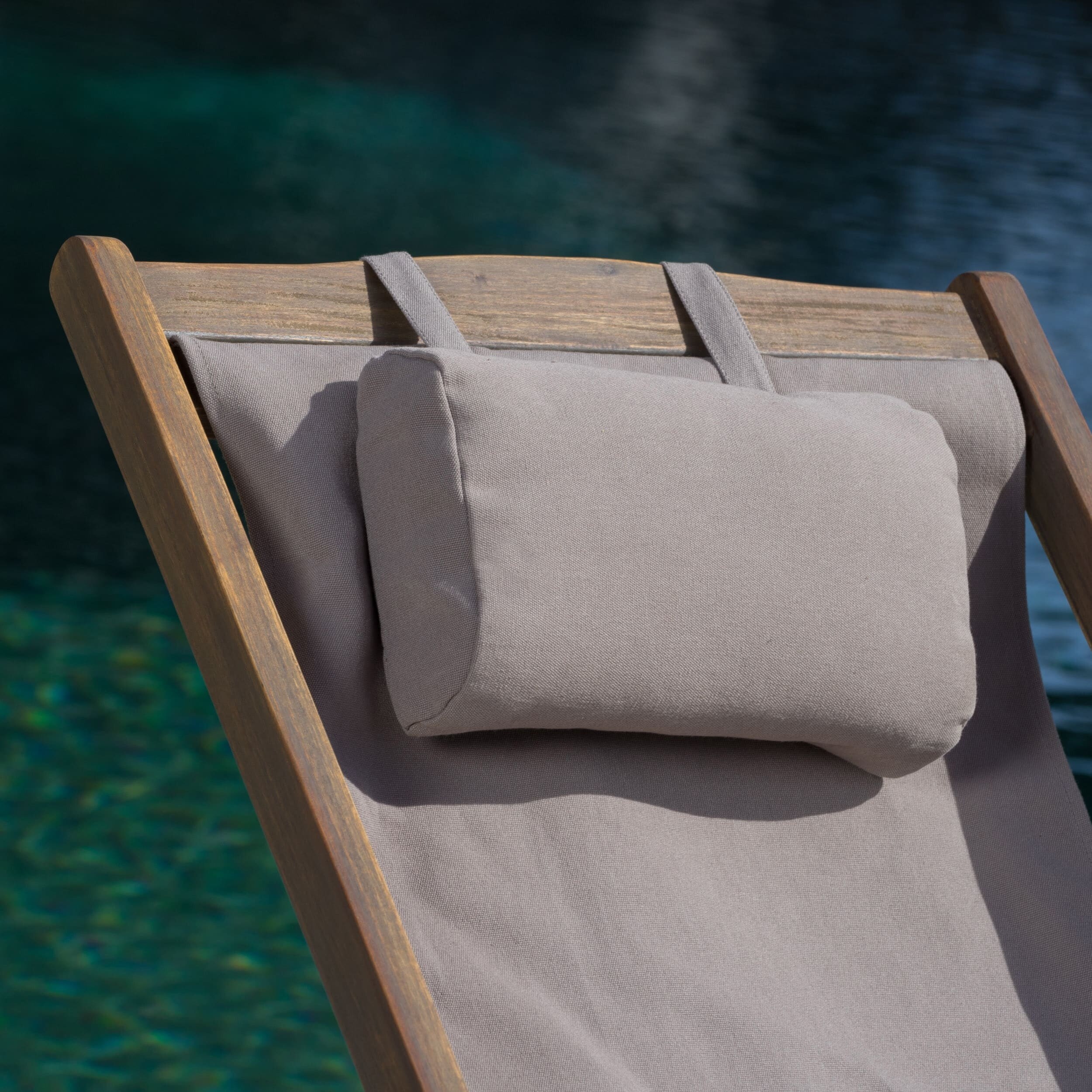 Nikki outdoor wood sling chair 2025