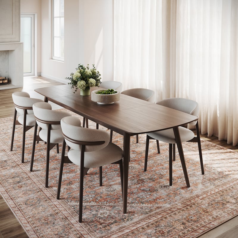 Nuloom Sivanya Floral Washable Area Rug