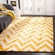 preview thumbnail 10 of 121, SAFAVIEH Dip Dye Marybeth Hand-tufted Wool Chevron Area Rug