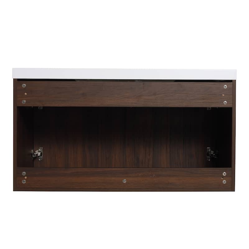 BNK 24"/30"/36" Single Sink Bathroom Vanity with Soft Close Door, Modern Floating Vanity