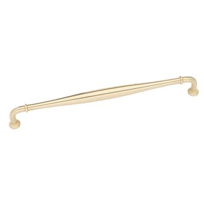 Alno A726-12A Charlie's 12" Center to Center Classic Traditional Solid - Unlacquered Brass