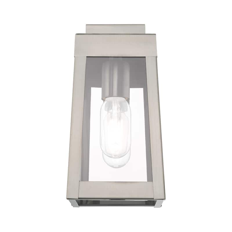 Livex Lighting Oslo Single Light 10" Tall Outdoor Wall Sconce