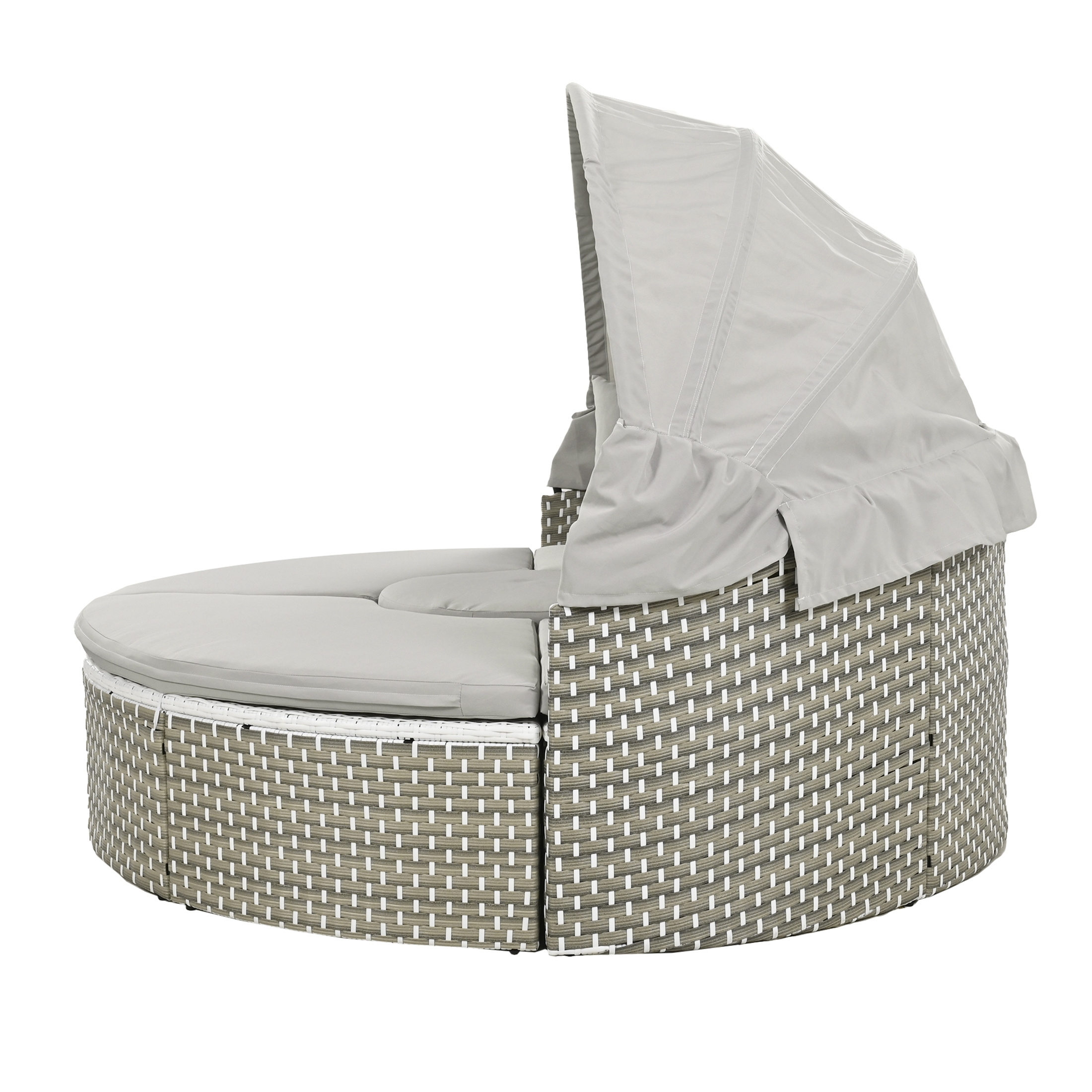 Patio Furniture Round Outdoor Sectional Sofa Set