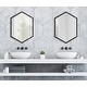 preview thumbnail 2 of 37, Kate and Laurel Laverty Framed Hexagon Wall Mirror