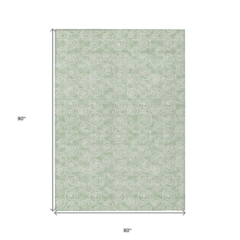 HomeRoots Geometric Transitional Rectangle Outdoor Rug