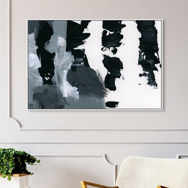 Oliver Gal 'Pronto' Abstract Wall Art Framed Canvas Print Paint