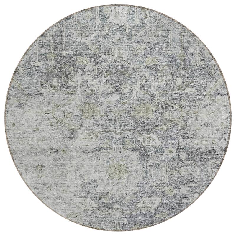 HomeRoots Oriental Traditional Rectangle Outdoor Rug
