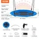 preview thumbnail 7 of 5, Tree Swing, 40 Inch Saucer Swing, 750lbs Weight Capacity, 900D Oxford Fabric Swing Seat - 40 Inch