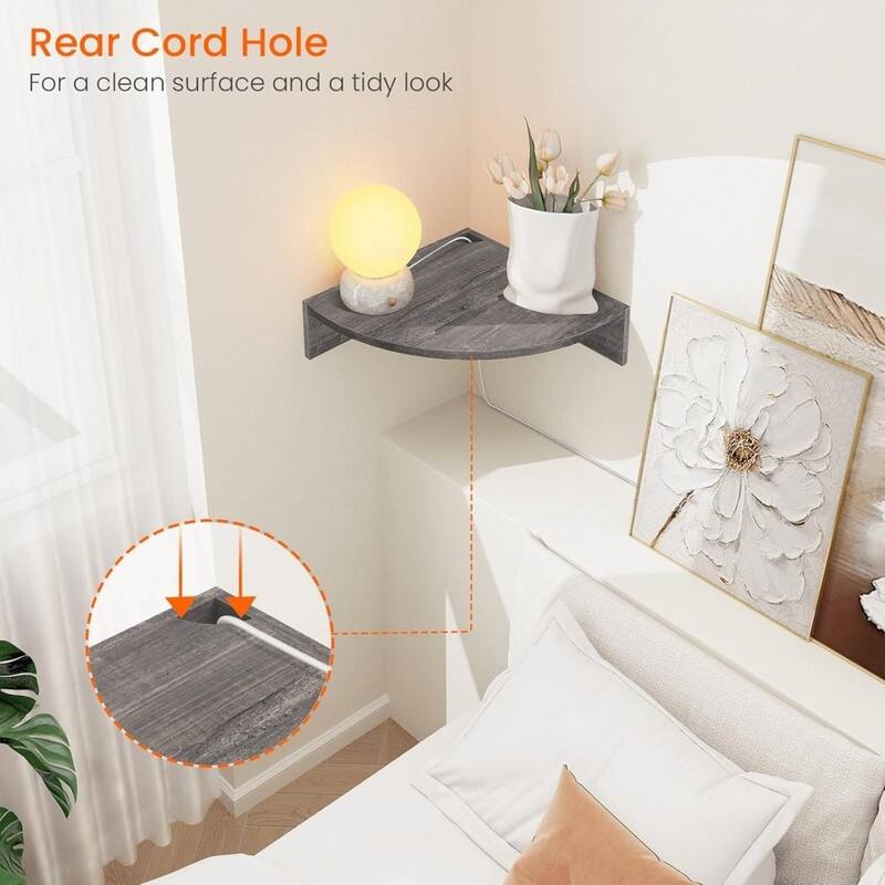 Corner Shelf Wall Mount