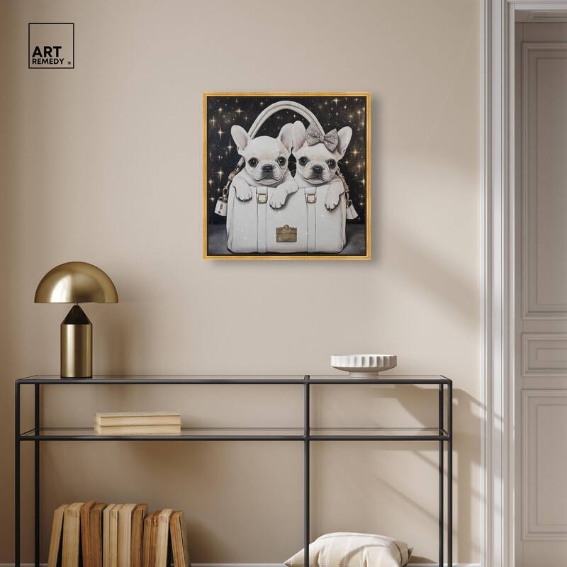 Constellation Frenchie Purse Canvas by Art Remedy