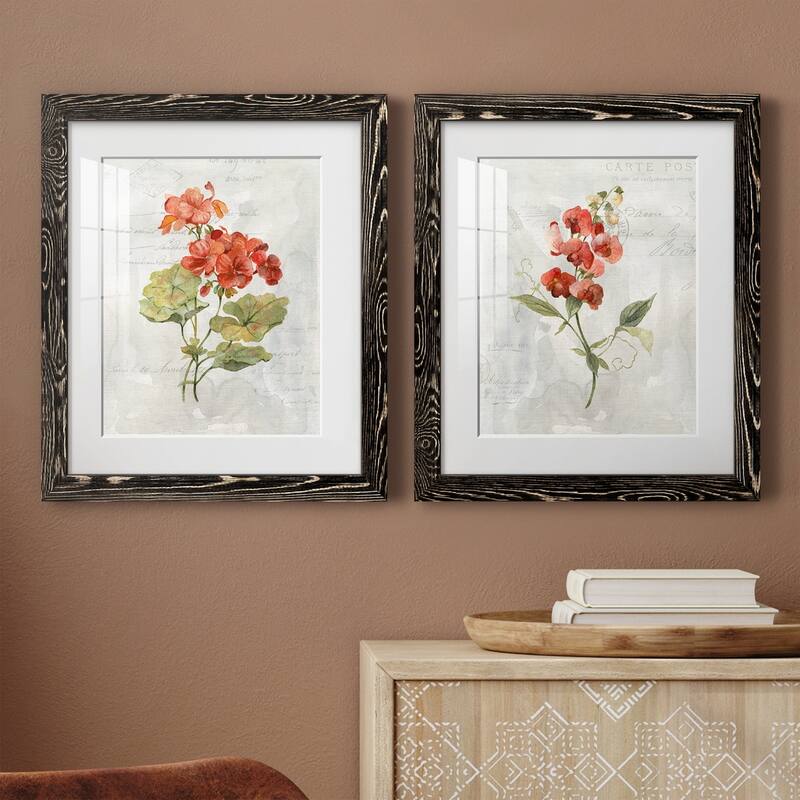 Linen Geranium-Premium Framed Print - Ready to Hang