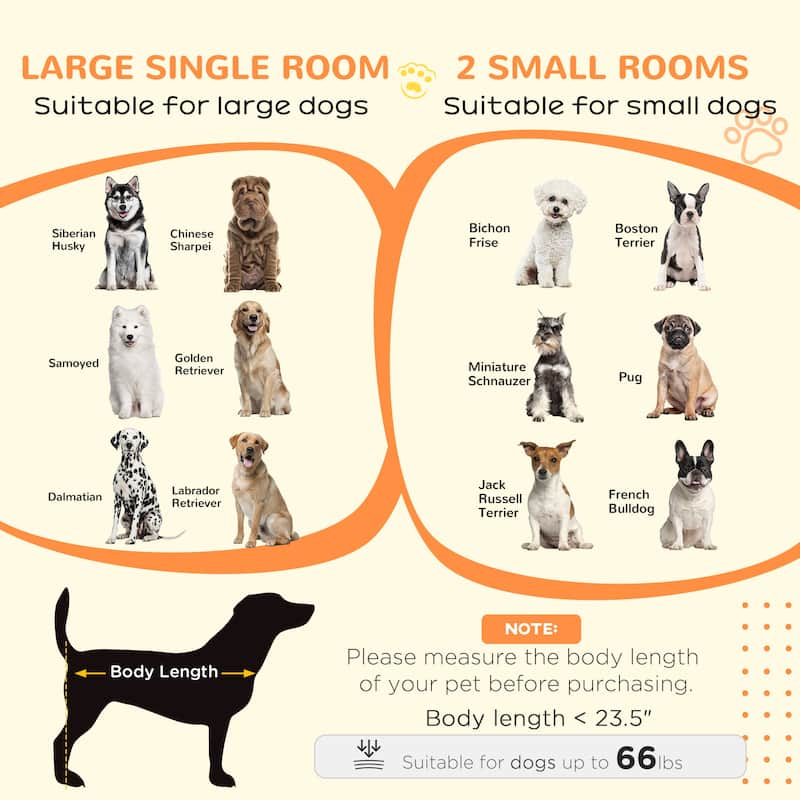 Dog Crate Furniture For Large Dogs Or Double Dog Kennel With Shelves, 47" X 23.5" X 35"