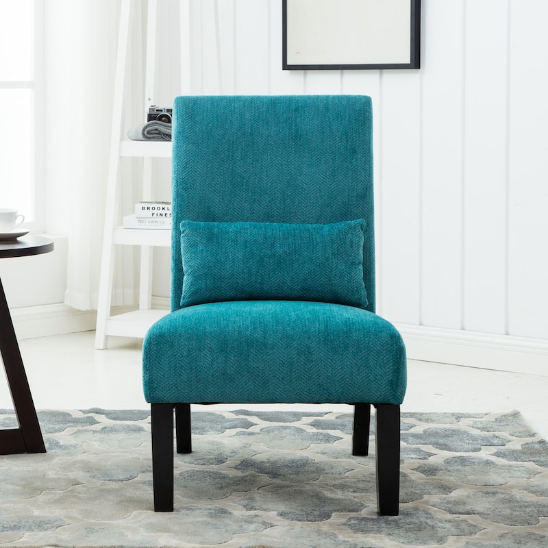 31.75" High Back Polyester Accent Chair