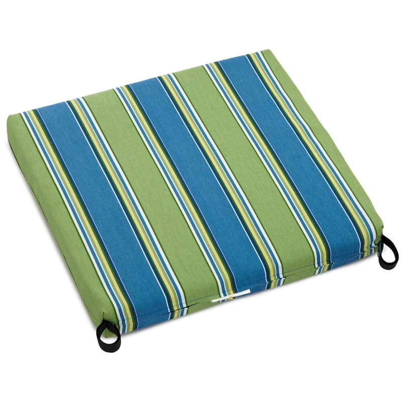 20-inch by 19-inch Indoor/Outdoor Chair Cushion - 20 x 19 - Haliwell Caribbean