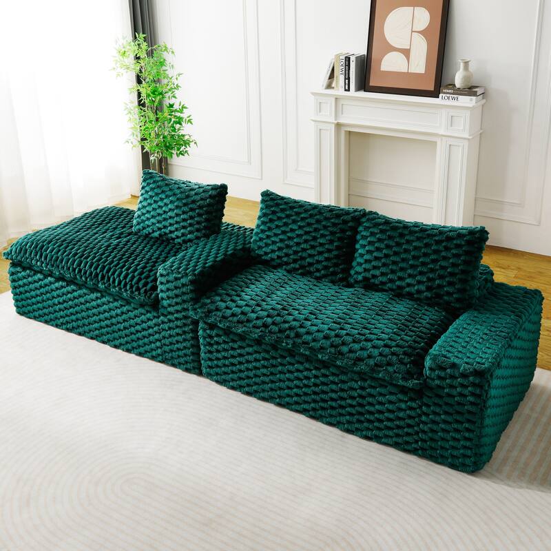 Modular Chaise Lounge Couch Convertible Multi Shape Sectional Sofa