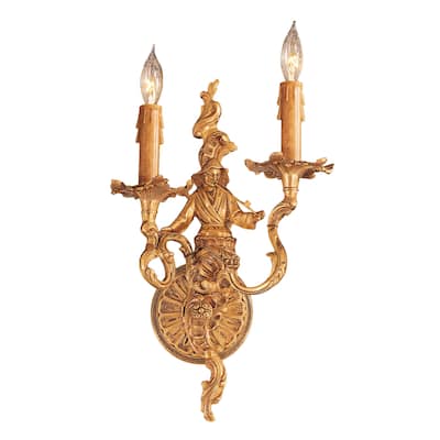 Metropolitan 2 Light 10.5" Width Candle-Style Double Wall Sconce