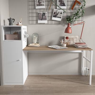 Metal storage cabinet with desk/File Cabinet/Metal Locker Office