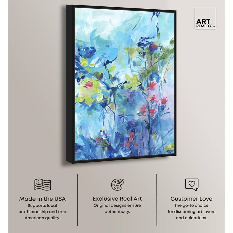 Heavenly Blue II Canvas by Art Remedy