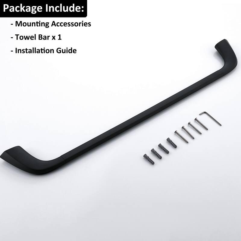 24 in. Wall Mounted Towel Bar Spot Resist Towel Holder