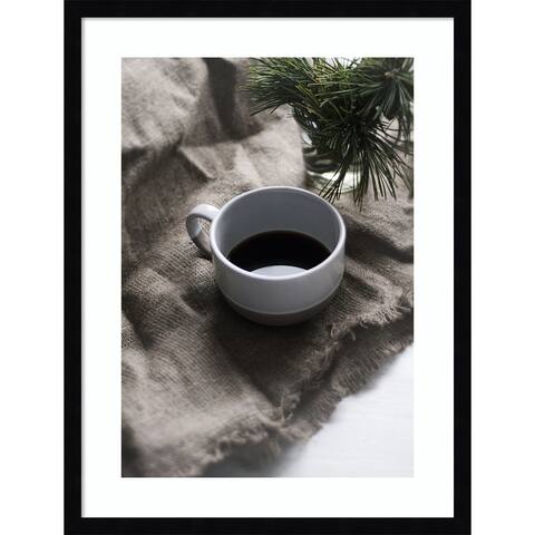 Coffee and Pine by 1x Prints2 Framed Art Print