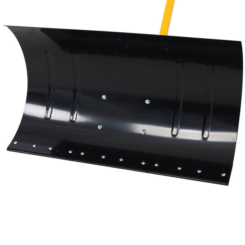 Anmytek Heavy Duty Snow Shovel Wheeled Driveway Sidewalk Pusher Winter Removal Tool - 29 in. W X 47 in. D X 16.5 in. H