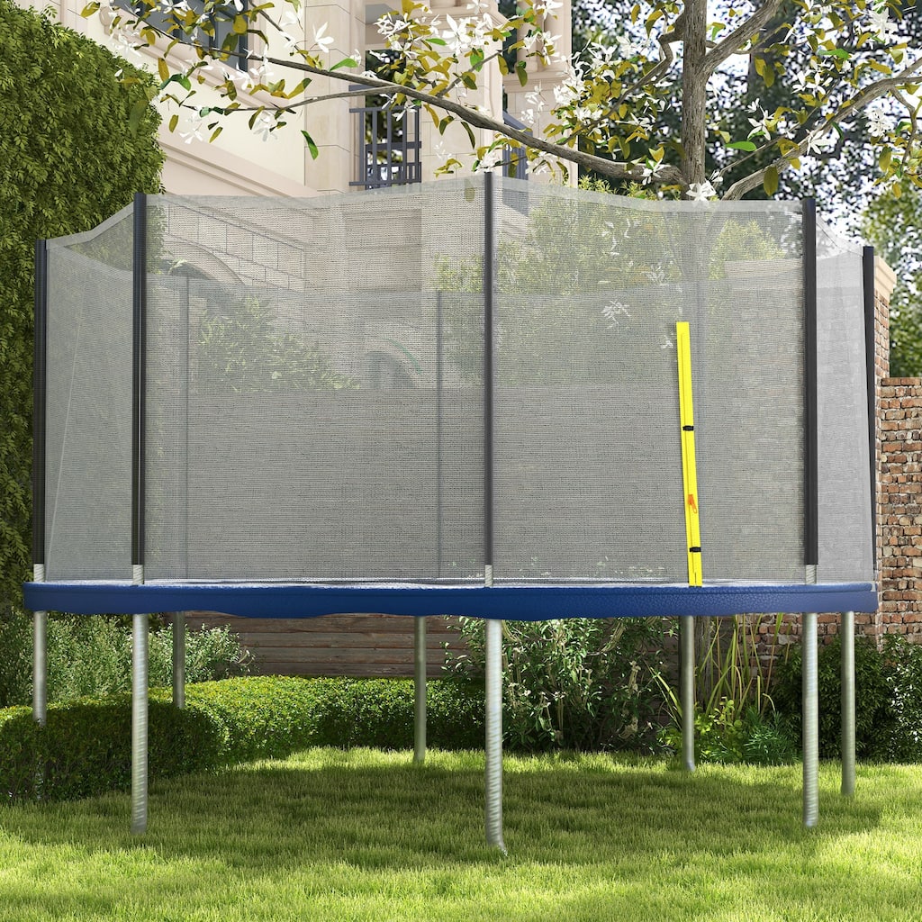 Soozier Trampoline Safety Net for 14ft Round Trampoline with 8 Straight Poles