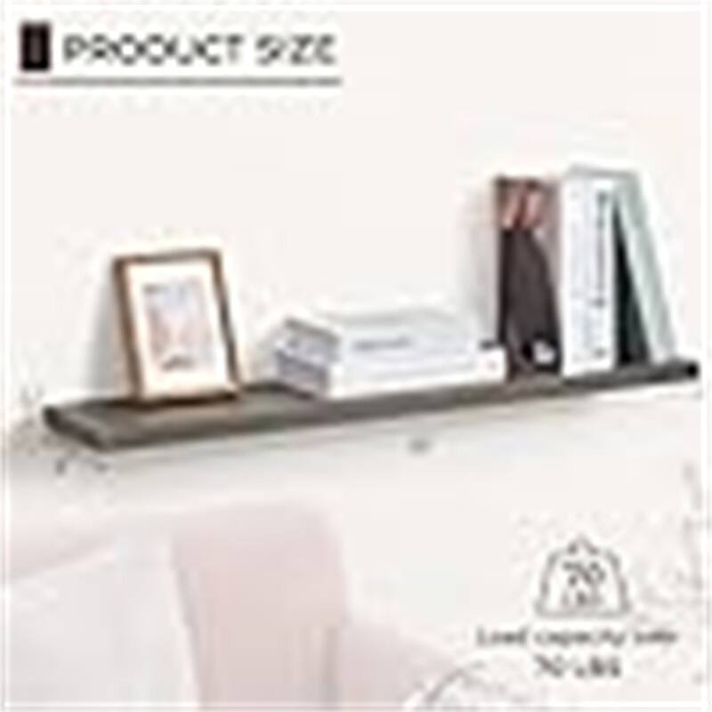 Floating Shelves for Wall - 8"D x 36"W x 1.2"H