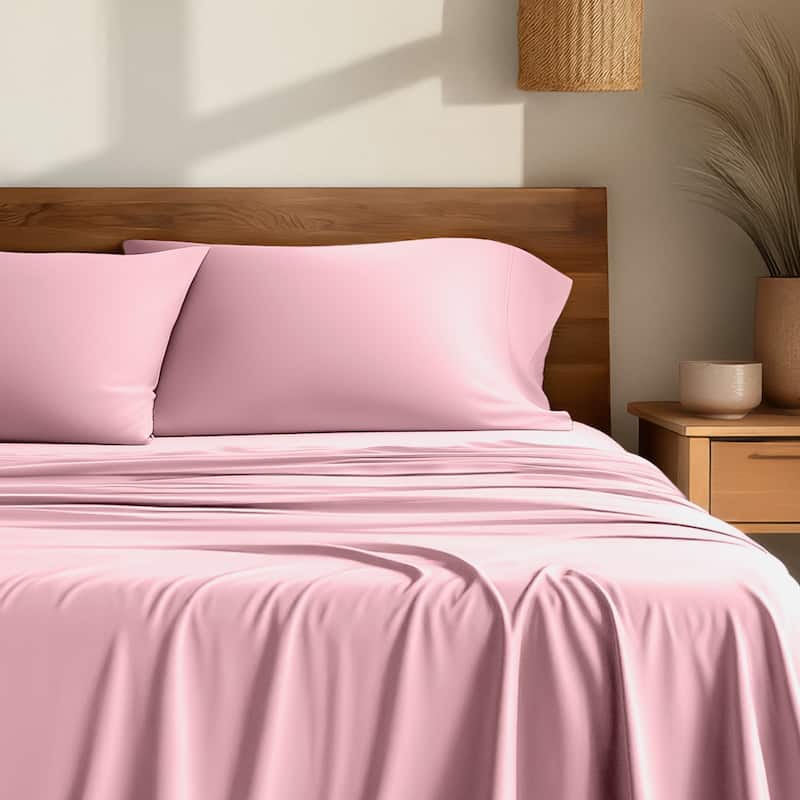 Bare Home Rayon from Bamboo Sheet Set - Deep Pocket - Breathable