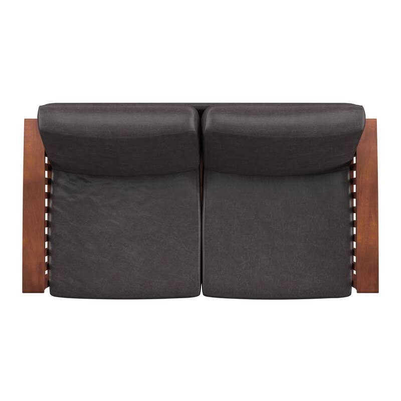 Hills Mission-Style Oak Loveseat by iNSPIRE Q Classic