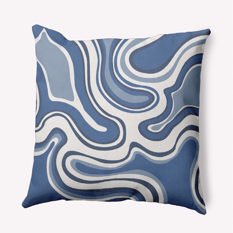 Agate Decorative Indoor/Outdoor Pillow - 20" x 20" - Cadet Blue