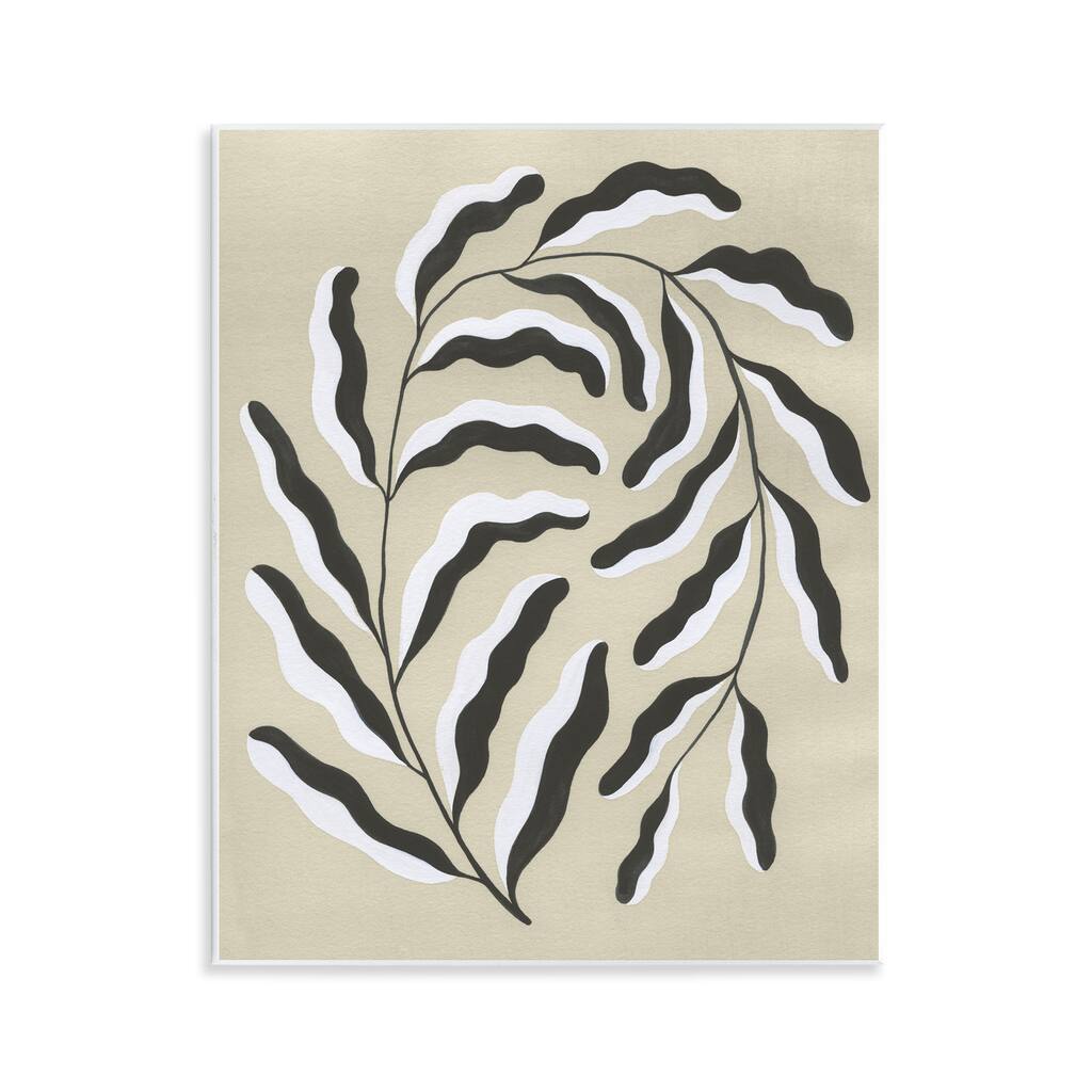 Stupell Curved Blooming Botanical Wall Plaque Art Design By Grace Popp
