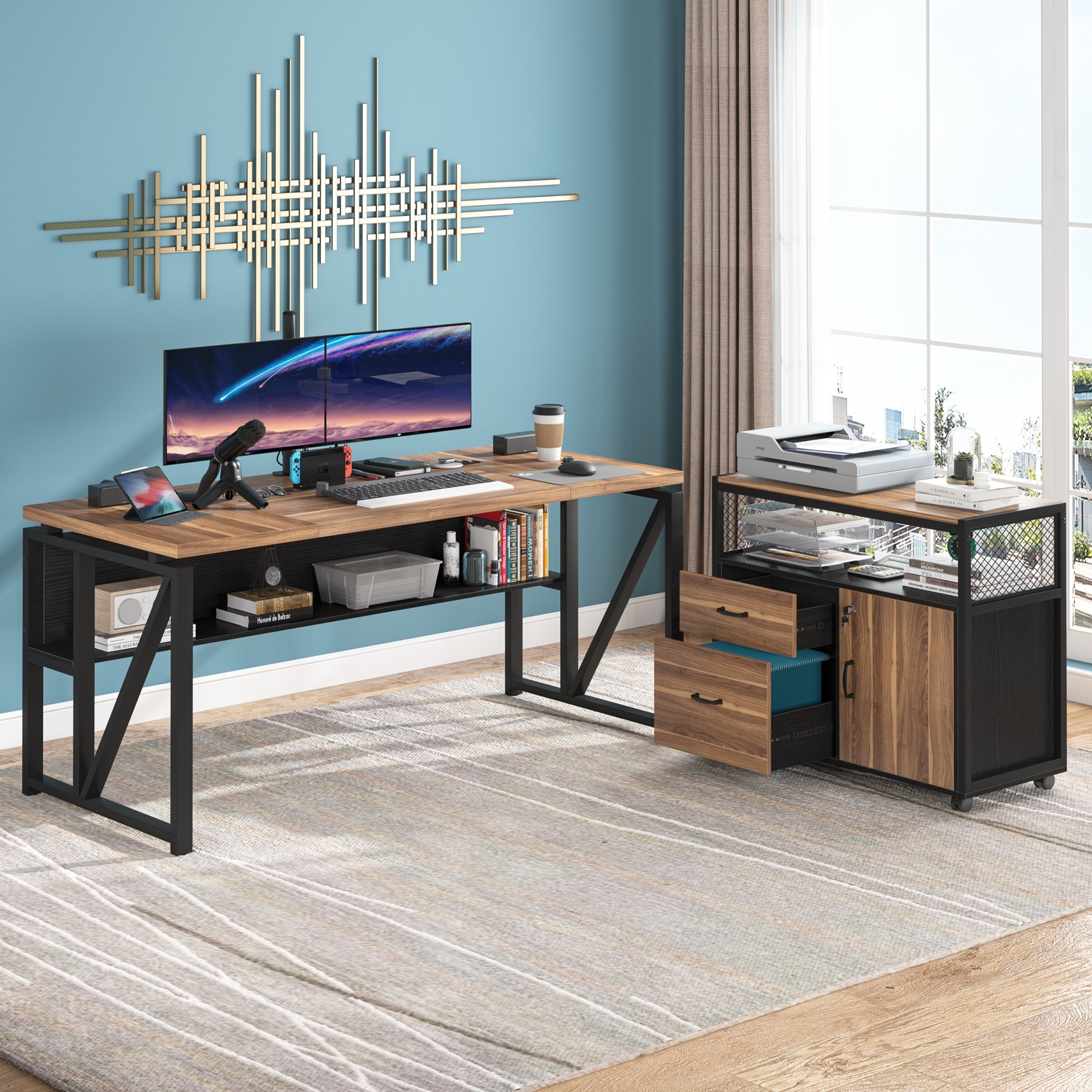 60 inch executive shop desk