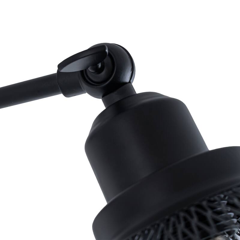 4 Lights Industrial Cone Shaped Iron Mesh Flush Mount Ceiling Light - Dia.47.24-in